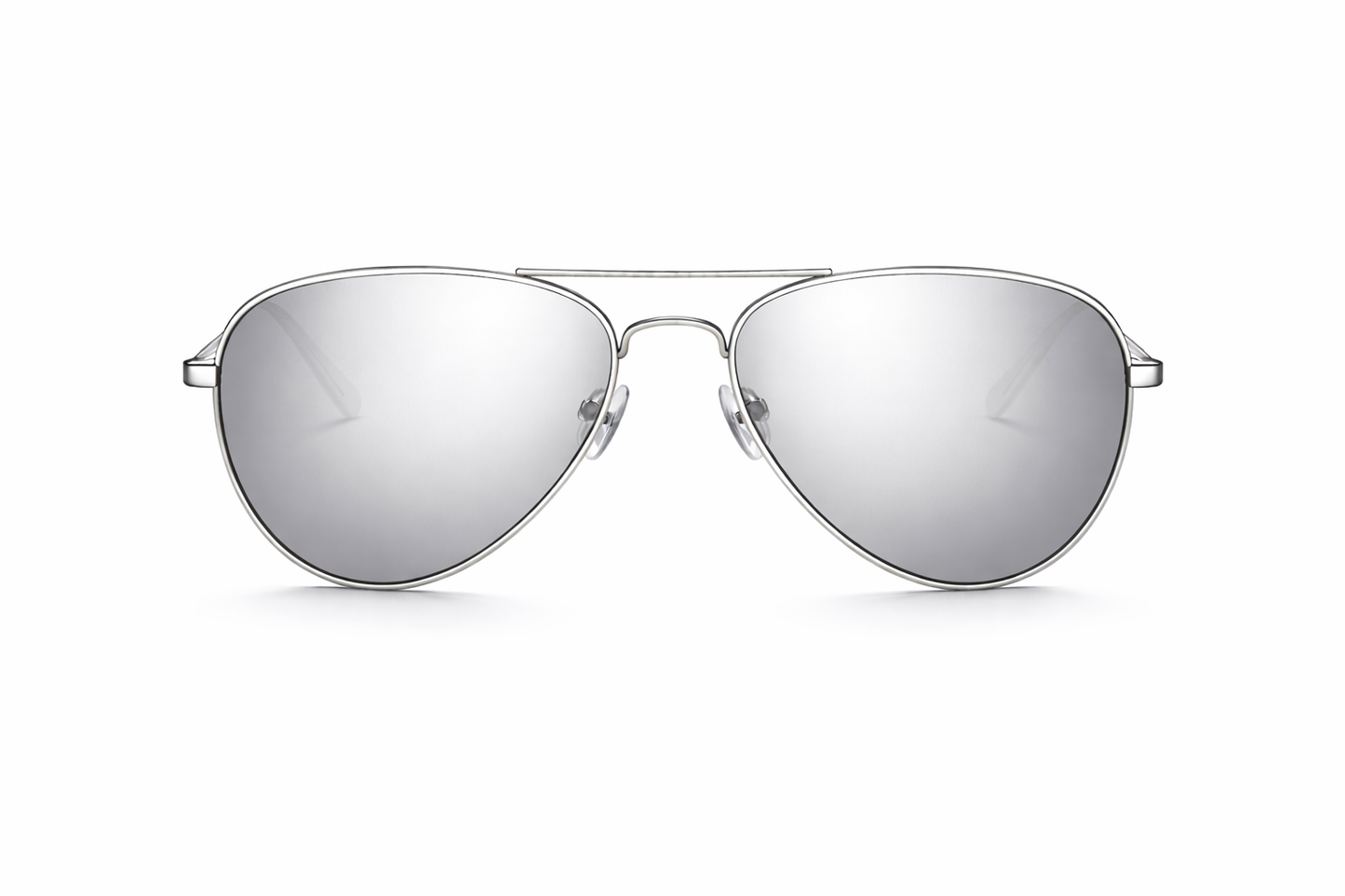 Polarized Aviator Sunglasses – Silver Edition