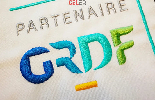 Logo brodé Celer Kart Equipment