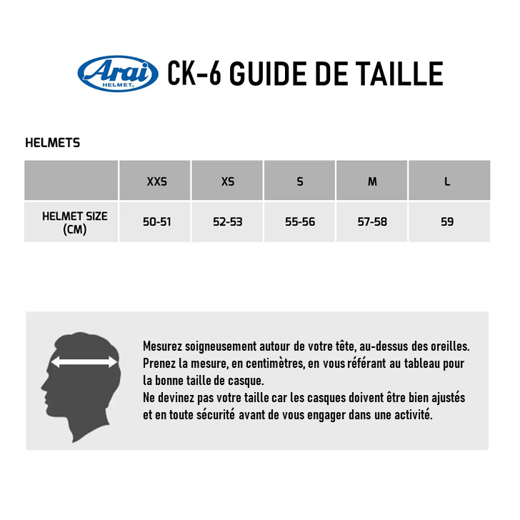 Casque de karting junior Arai CK-6