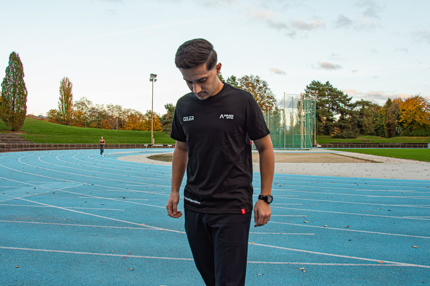 T-shirt en coton avec flocage