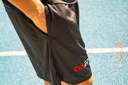 Synthetic sports shorts