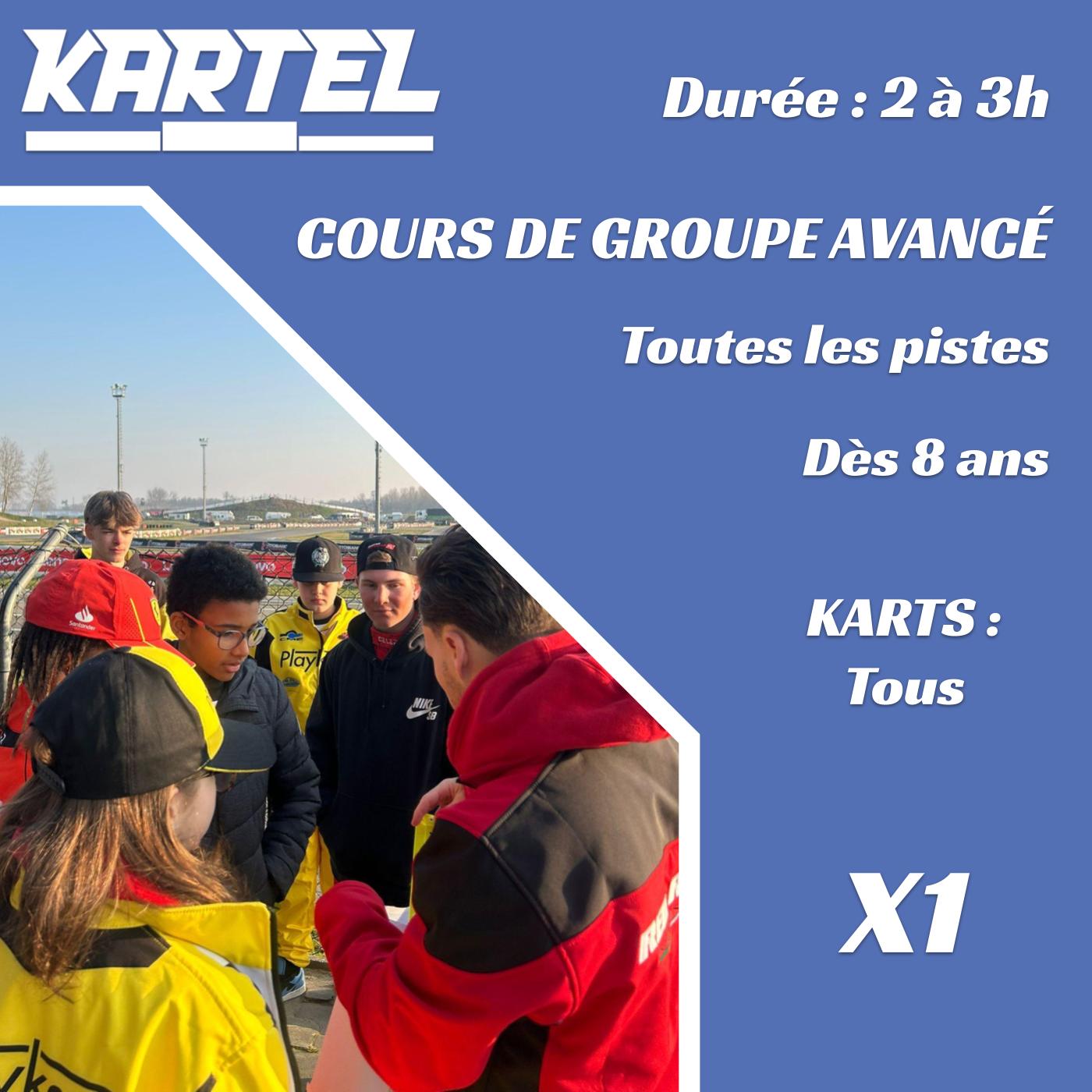3. Cours de groupe avancé Celer Kart Equipment