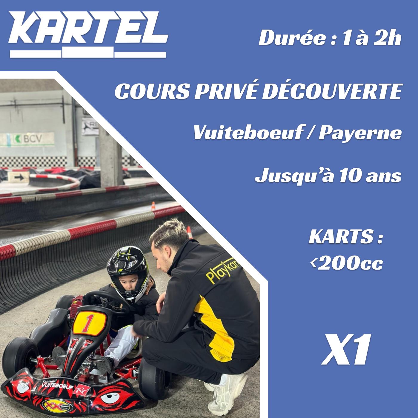 2. Cours privé découverte Celer Kart Equipment