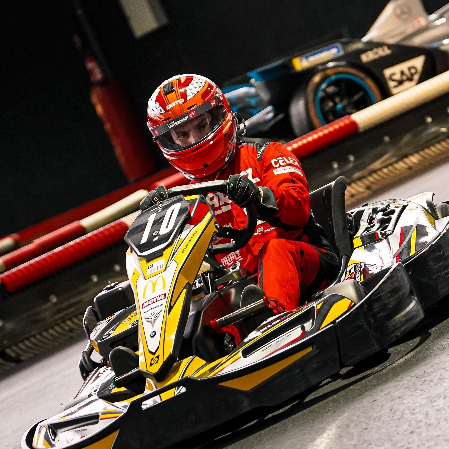 Eliott Maccagni pilote de karting Worldkarts Kortrijk