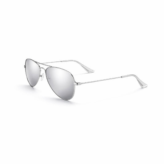 Polarized Aviator Sunglasses – Silver Edition
