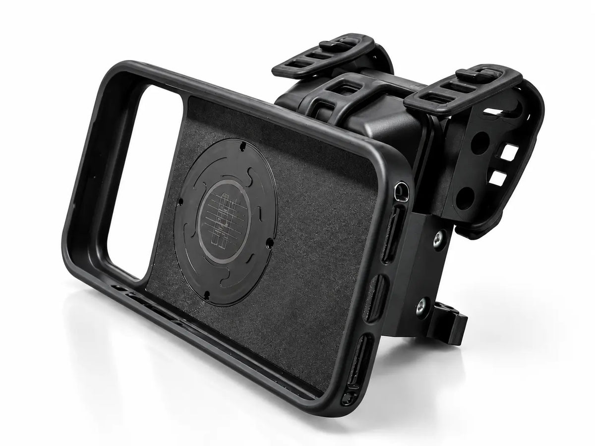 Soporte de teléfono y RaceBox para karting