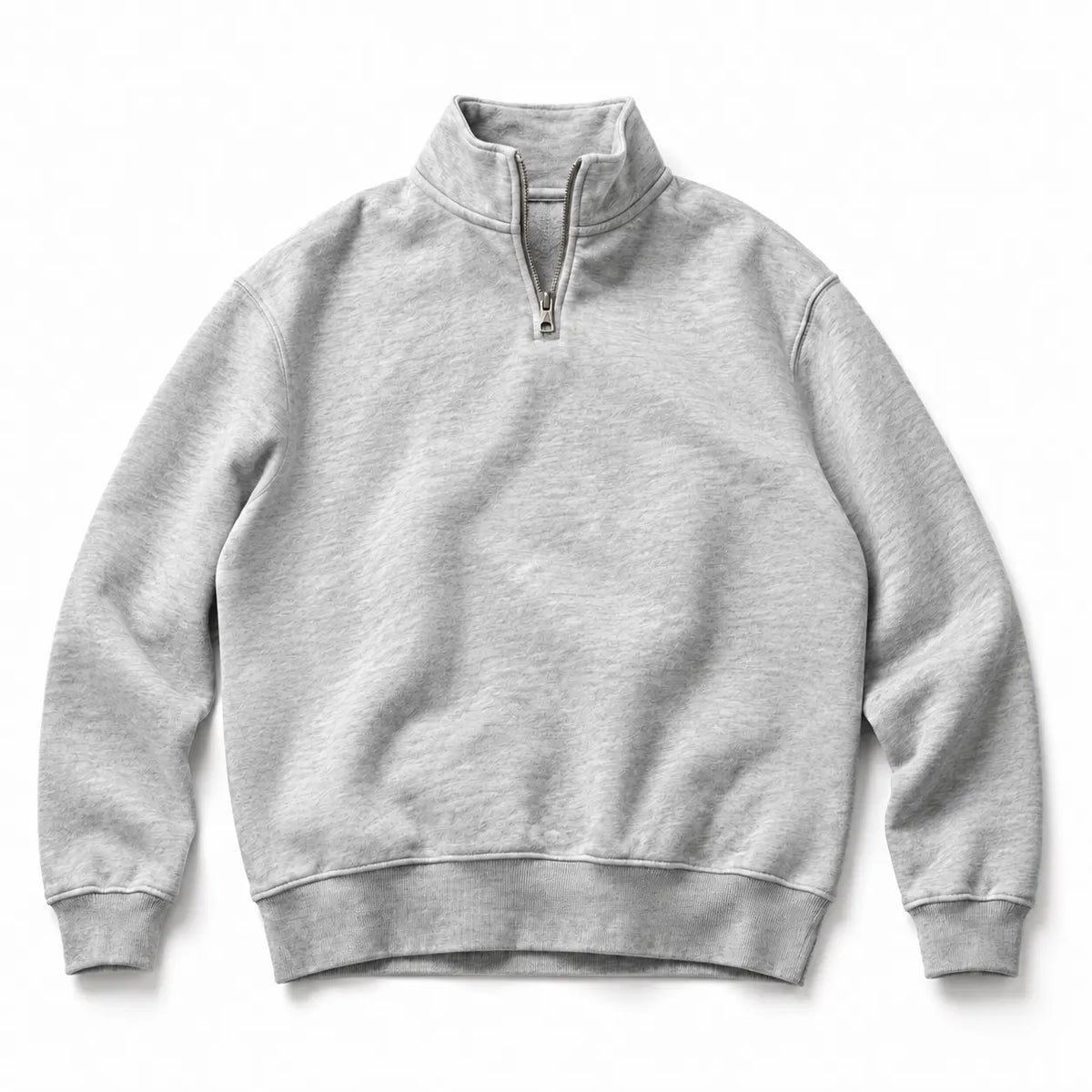 Sweatshirt col zippé