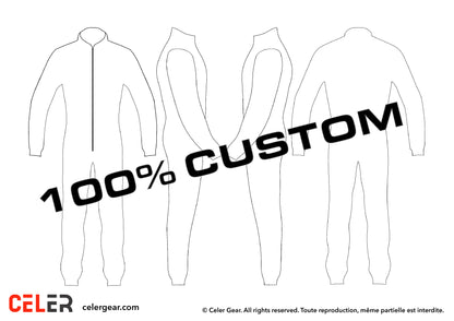 Celer Combinaison de karting 100% personnalisée