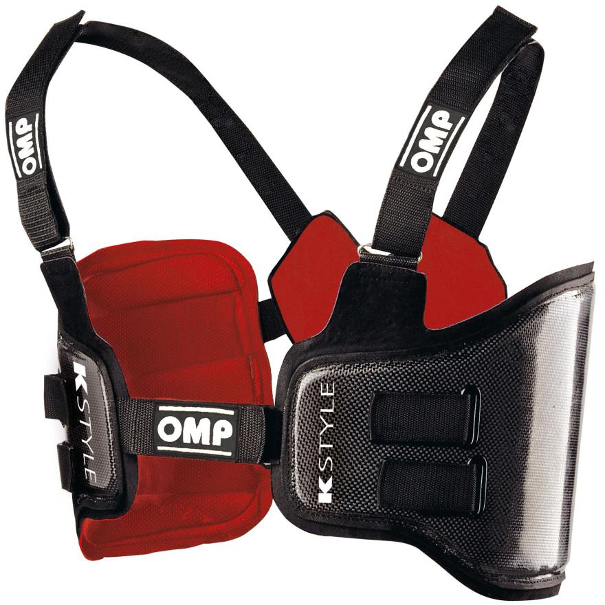 Carbon rib protector karting