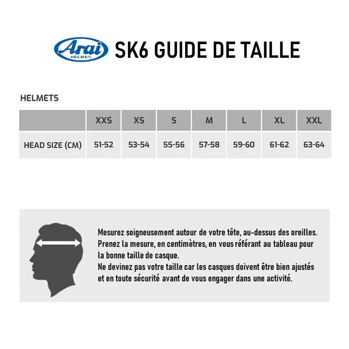 Casque de karting Arai SK-6